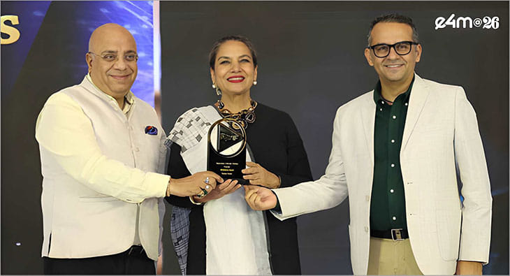 Shabana Azmi Receives Honor at e4m Play Streaming Media Awards