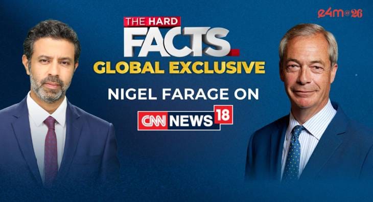 Rahul Shivshankar interviews UK's most influential lawmaker Nigel Farage