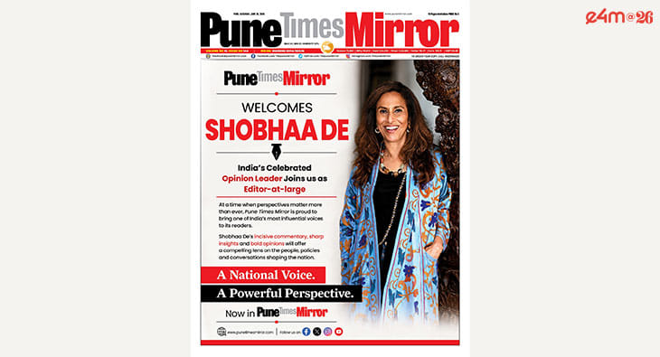 Pune Times Mirror onboards Shobhaa De as Editor-at-Large