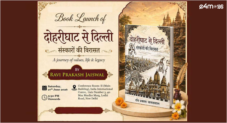 Ravi Prakash Jaiswal's book to be launched in New Delhi on June 27?blur=25