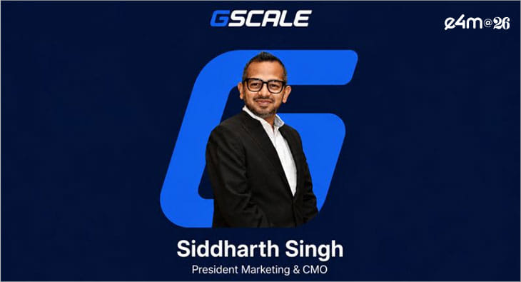Siddharth Singh Appointed President and CMO at GScale