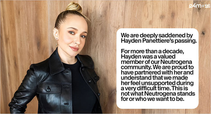 Hayden Panettiere x Neutrogena