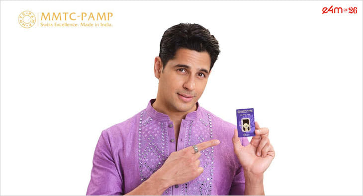 Sidharth Malhotra Joins MMTC-PAMP as Brand Ambassador