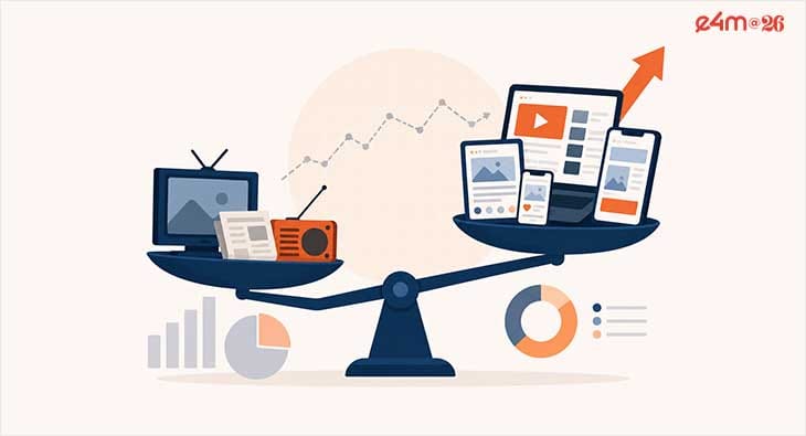 India’s ₹1.55 Lakh Cr ad market has a measurement problem. Digital is winning by default