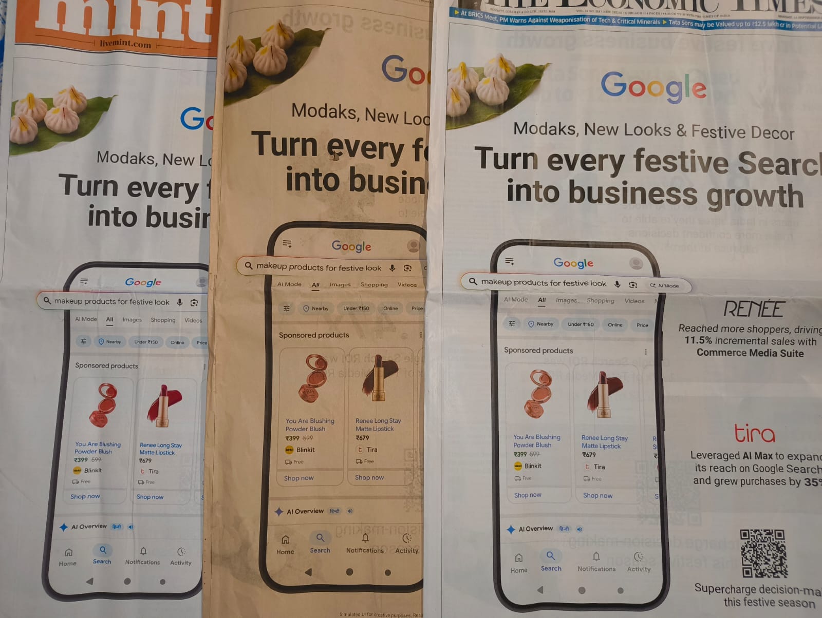 Google Promotes Search with AI Amid Rising Ad Competition