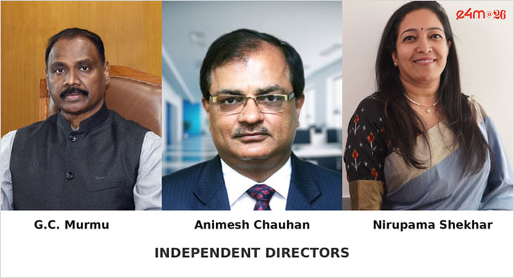Resurgent India: GC Murmu, Animesh Chauhan & Nirupama Shekhar are Independent Directors