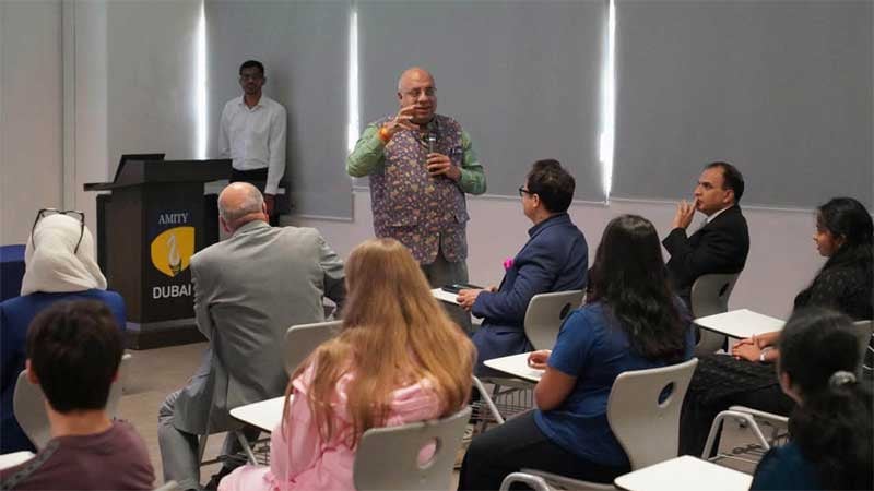 Dr. Annurag Batra conducts Masterclass at Amity University Dubai