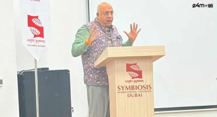 Dr. Annurag Batra Inspires Symbiosis Dubai Students on Entrepreneurship