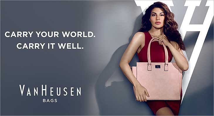 Jacqueline Fernandez is the new face of Van Heusen Women's Handbags segment