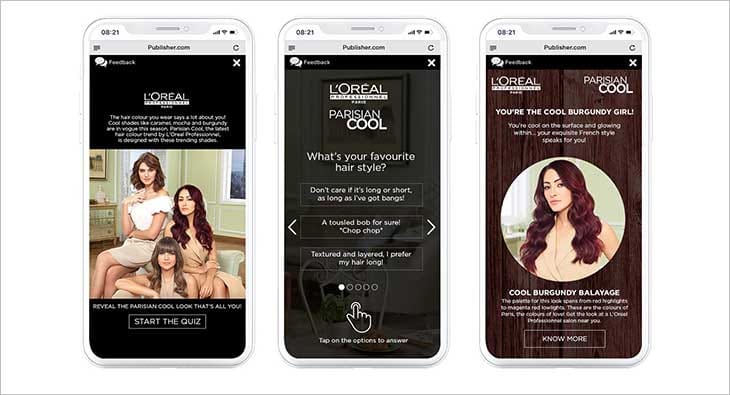 LOreal Mobile Campaign