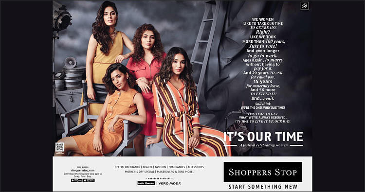 Shoppers Stop 'It's our Time' campaign aims to break 'women take