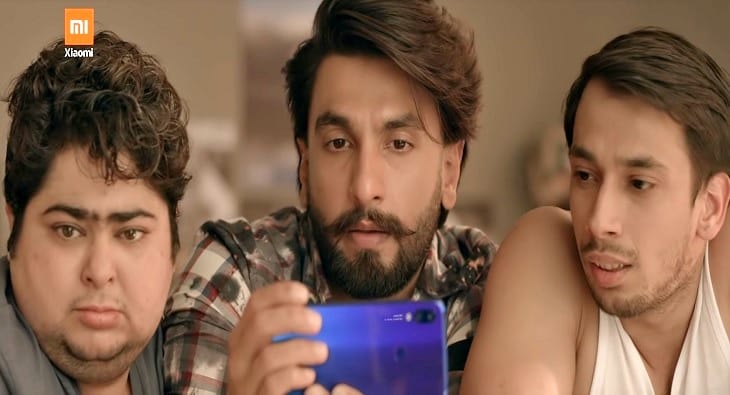 Ranveer Singh for Xiaomi