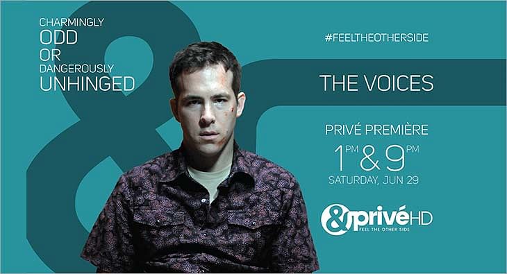 PrivéHD to premiere Ryan Reynolds' 'The Voices