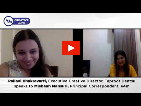 e4m Creative Zone with Pallavi Chakravarty, ECD, Taproot Dentsu?blur=25