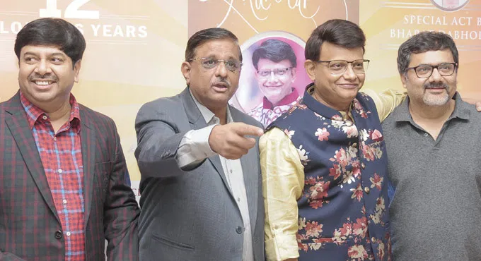 Pradeep Dwivedi Of Sakal Media Group Bharat Avalani Of Unilever Malaysia Bipin Pandit Of Ad Club And Mitrajit Bhattacharya Of Chitralekha Group Exchange4media
