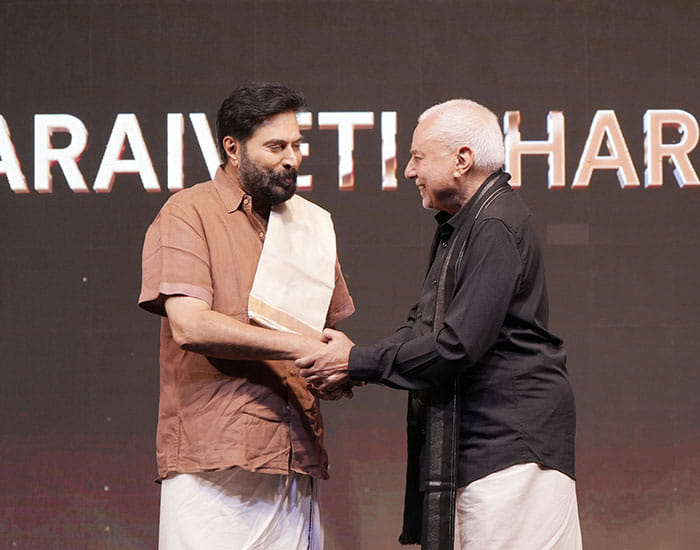 Veteran Actor Mammootty and Dr. Subhash Chandra of The Essel Group