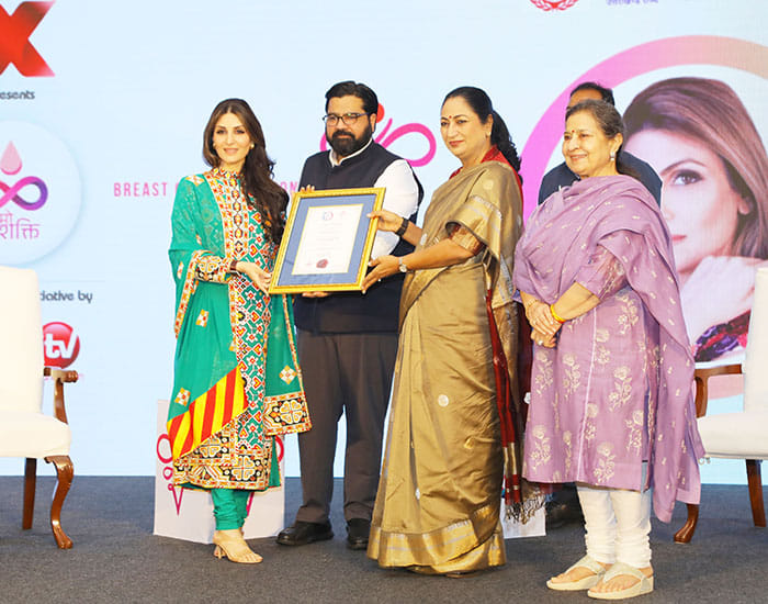 Designer and Actor Riddhima Kapoor Sahni, Rajya Sabha MP Kartikeya Sharma, Delhi Chief Minister Smt. Rekha Gupta, Haryana MLA Shakti Rani Sharma