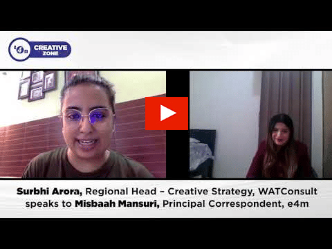 Creative Zone with Surbhi Arora, Regional Head – Creative Strategy, WATConsult?blur=25