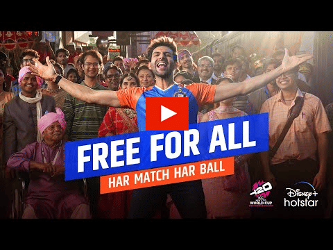 Kartik Aaryan Disney+ Hotstar ICC Men T20 World Cup 2024?blur=25