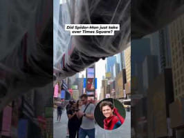 Did Spider-Man Really Take Over Times Square?