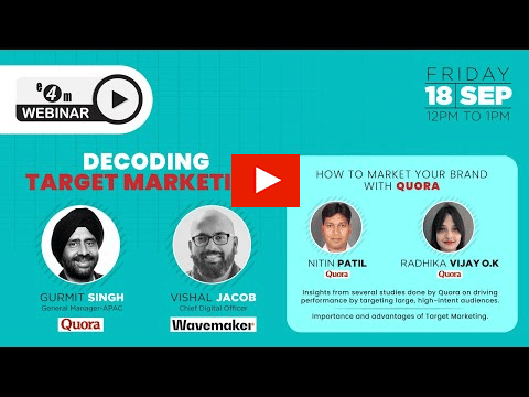 Decoding Target Marketing - How to Market your Brand with Quora?blur=25
